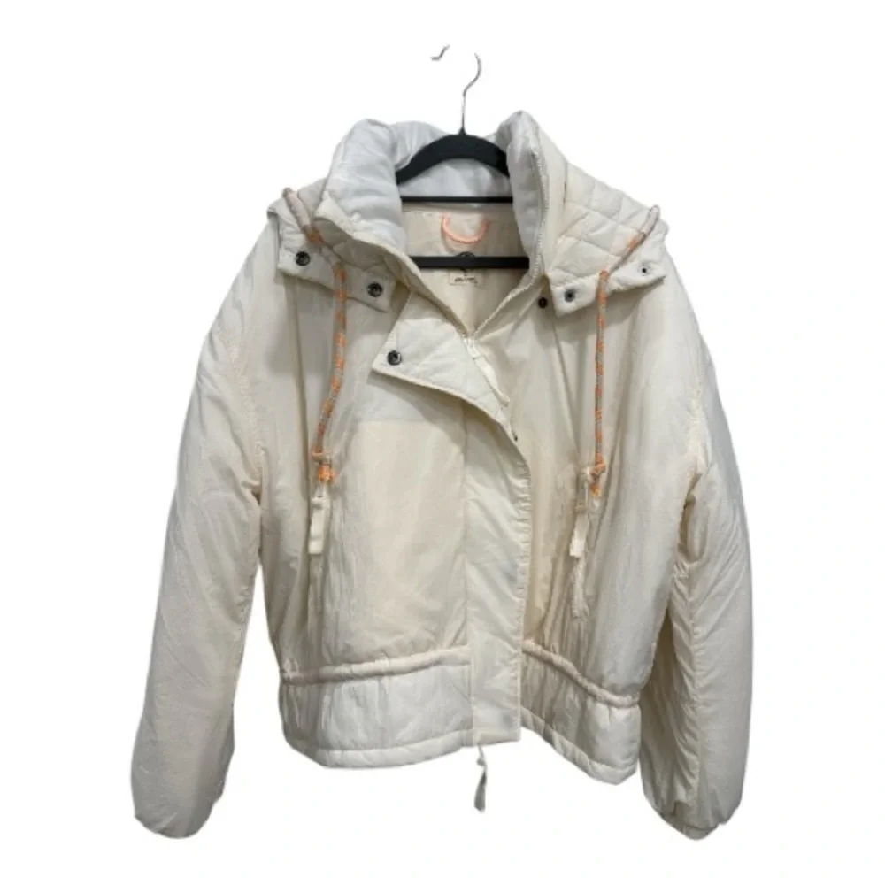FP Movement by Free People Cream Puffer Jacket FP Round And Round Puffer size S